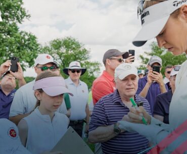 2024 U.S. Women’s Open: Nelly Korda Meets Her Biggest Fan at Lancaster Country Club