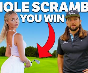 Can We Shoot -3 for 6 Holes? Scramble Wedge Giveaway! | Claire Hogle