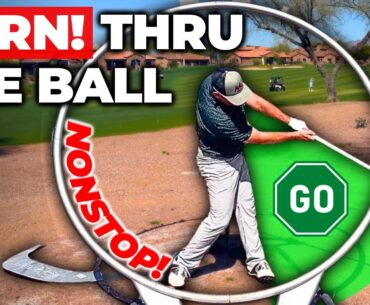 You'll Quit Stalling And Turn Through The Ball With This! (NONSTOP ROTATION)