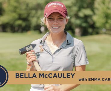 Bella McCauley (University of Minnesota) with Emma Carpenter