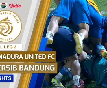 Madura United FC VS Persib Bandung - Highlights | Championship Series BRI Liga 1 2023/24