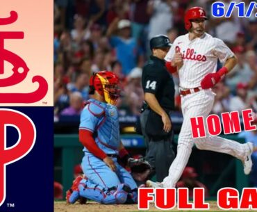 Cardinals vs Phillies Jun 01, 2024 Full Game Highlights | MLB Highlights | 2024 MLB Season