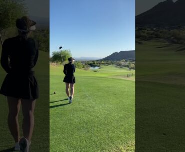 Shut up and drive ⛳️🏌🏽‍♀️ #golfgirls #golftips #golfersdoingthings #golfswing #arizonagolf