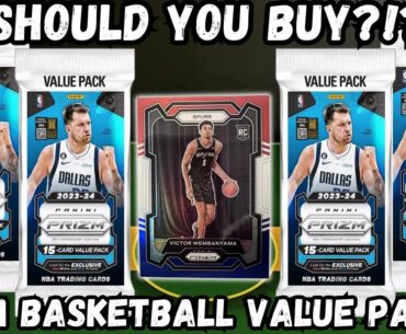 SHOULD YOU BUY?!? 2023 Panini Prizm Basketball Value Pack Review!