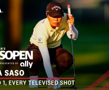 2024 U.S. Women's Open Presented by Ally Highlights: Yuka Saso, Round 1 | Every Televised Shot