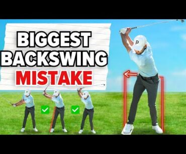 Fixing the BIGGEST Backswing Mistake with a piece of paper