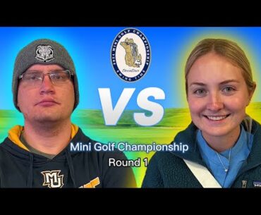 MUST WATCH Wolf vs Bella | Round 1 - 2024 Mini Golf Championship