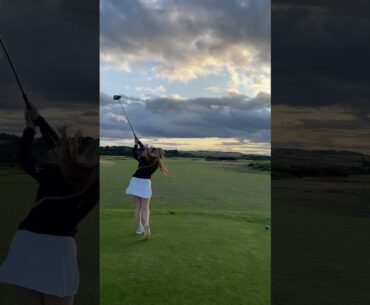 Excited for evenings like this again soon😌 #golf #golfgirls