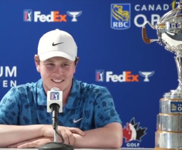 Robert Macintyre Winner Press Conference 2024 RBC Canadian Open © PGA Tour