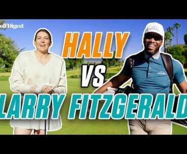 Larry Fitzgerald vs. Hally Leadbetter | On The Tee | Golf Digest