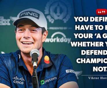 Viktor Hovland’s full press conference ahead of the Memorial | 2024