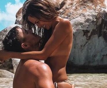 Brooks Koepka shares the funny story behind a viral photo with girlfriend Jena Sims