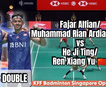 Fajar Alfian/Rian Ardianto vs He Ji Ting Ting/Ren Xiang Yu | Final KFF Badminton Singapore Open 2024