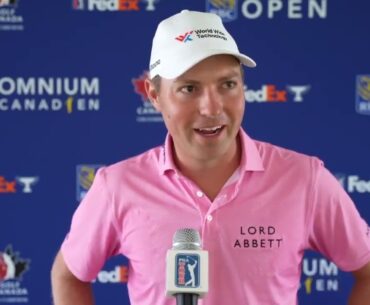 Ben Griffin Sunday Interview 2024 RBC Canadian Open