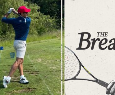 Sports world loses their minds over Roger Federer’s golf swing | The Break