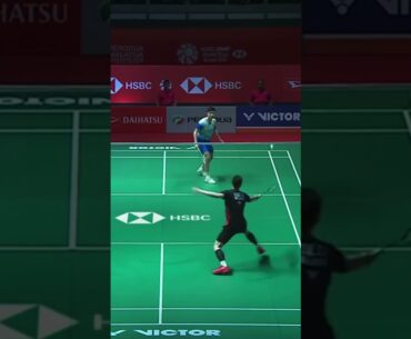 Lee Zii Jia DESTROYS Shi Yu Qi! #shorts #badminton #leeziijia #shiyuqi