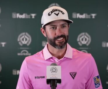 Adam Hadwin Thursday Flash Interview 2024 Memorial Tournament presented by Workday ©️ PGA Tour