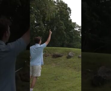 Tommy Smokes hole-out eagle!!! This is how the golf addiction begins.