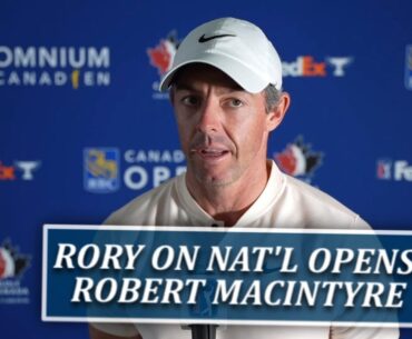 Rory McIlroy Reflects On Importance Of National Opens, Bob MacIntyre's Big Win