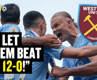 West Ham Fan Would HAPPILY Accept A 12-0 DEFEAT By Man City To STOP Arsenal Winning The League! 🤯