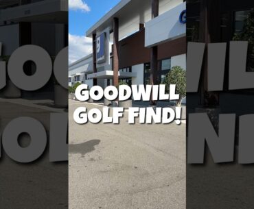 GOODWILL HAD TOUR ISSUE GOLF GEAR!