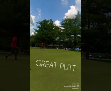 Good Putt - GREAT Putt #golf #putting #golfing #golfer