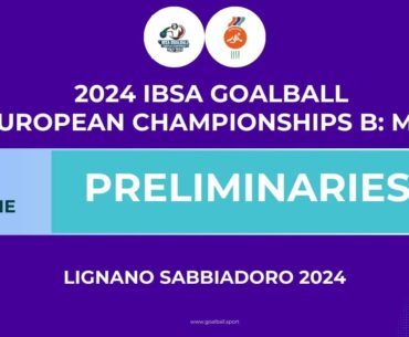 [07/06/2024 preliminaries] SWEDEN - POLAND   |  2024 IBSA GOALBALL EUROPEAN CHAMPIONSHIP "B" MENS