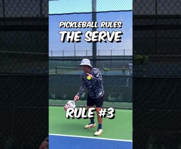 Pickleball Serving Rules You Have to Know! #pickleball