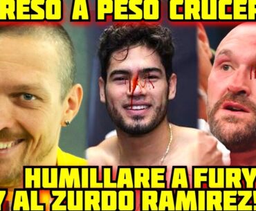 Usyk Anuncia que Regresa a Peso Crucero! solo peleara con tyson fury y despues con zurdo ramirez!