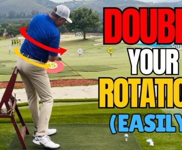 How to EASILY Get More Rotation Into Your Golf Swing!