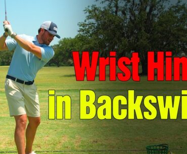 Proper Wrist Hinge in the Golf Backswing