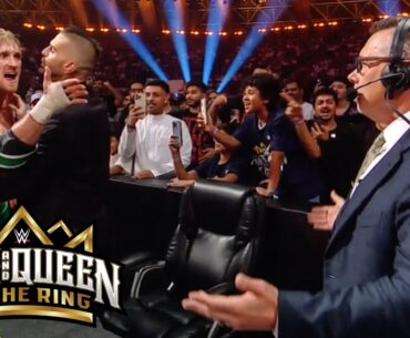 Michael Cole calls Logan Paul a loser!: King and Queen of the Ring 2024 highlights