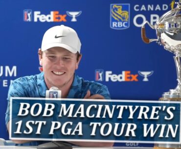 Robert MacIntyre Breaks Through For 1st PGA Tour Victory