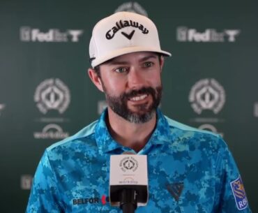 Adam Hadwin Friday Flash Interview 2024 Memorial Tournament presented by Workday