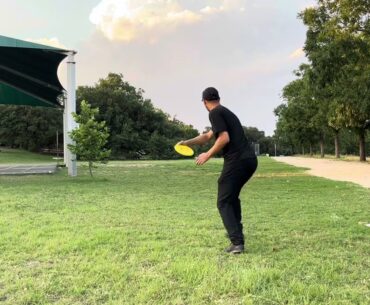 Sweet old ladies love watching the disc fly too - disc golf