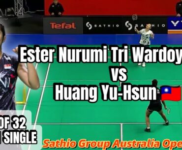 Ester Nurumi Tri Wardoyo vs Huang Yu-Hsun | Round Of 32 Sathio Group Australia Open 2024