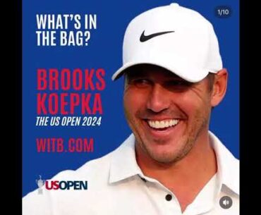 Brooks Koepka - What's In The Bag? The US Open at Pinehurst (June, 2024)