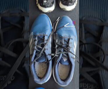 Adidas golf shoe makeover #golfswag #golfer #golf #dontbuy #shoelaces