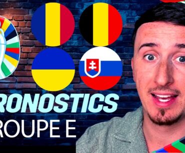 PRONOSTIC EURO 2024 : Groupe E, qui va se qualifier ? Belgique, Ukraine, Roumanie, Slovaquie
