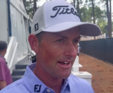 Former Wake Forest golfer Will Zalatoris discusses his opening round at the U.S. Open in Pinehurst.