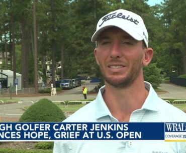 Raleigh native Carter Jenkins stays even-kneeled entering U.S. Open