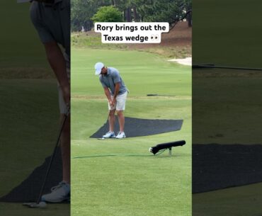 Rory McIlroy brought the Texas wedge to North Carolina