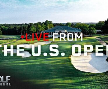 See the front nine of Pinehurst No. 2 from a drone | Live From the U.S. Open | Golf Channel