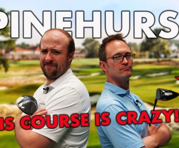 Pinehurst is IMPOSSIBLY DIFFICULT | We played the US OPEN Course