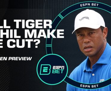 Will Tiger Woods and Phil Mickelson make the cut at the U.S. Open? | ESPN BET Live