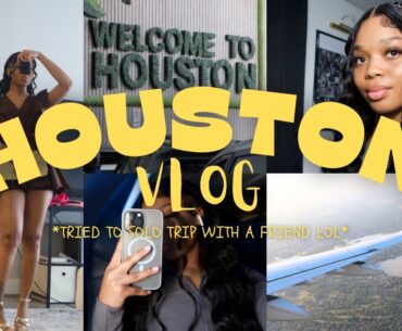 HOUSTON VLOG | weekend getaway ft. adult only golf, museums, church, food reviews + more!!