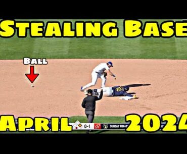 MLB | All Stealing Base April 2024