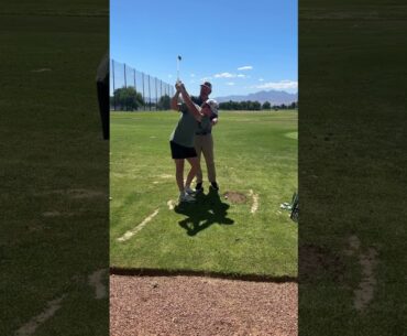 Cue for Blake to end his shanks #golf #golfswing #golfswingcoach #golfswingtips