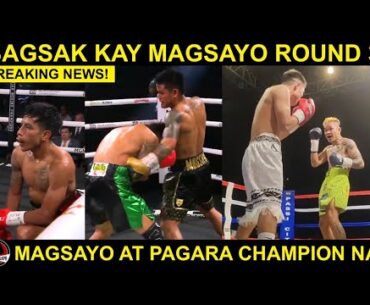 BREAKING: Magsayo TINUMBA si Ramirez sa Round 3 PANALO! | Pagara PANALO din! Champion na!