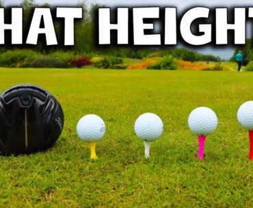 Best Tee Height With Driver For Maximum Distance?